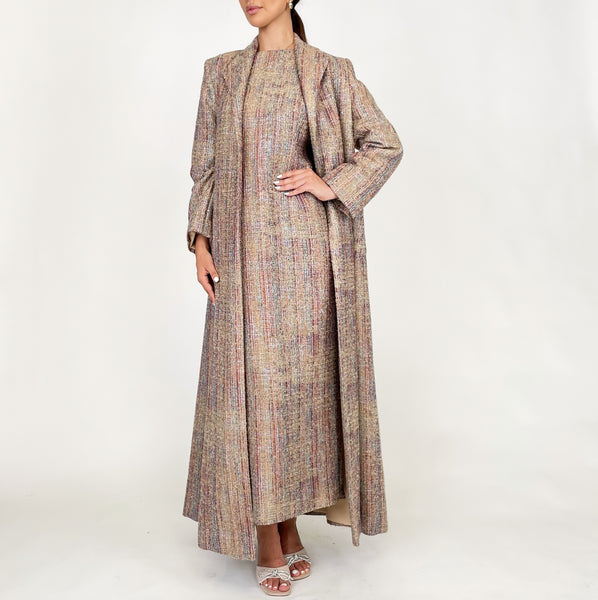 AW24 CHAI WOOL BOUCLE COATS SET