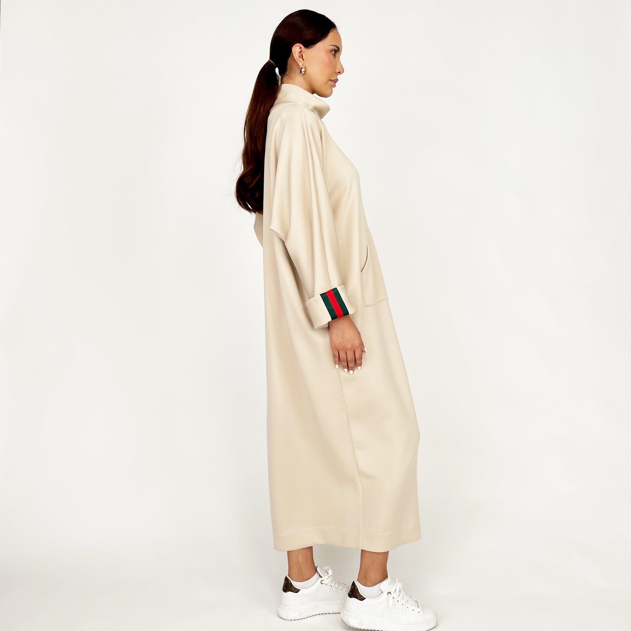 SS24 SPORTSLUXE BEIGE KAFTAN SYLE