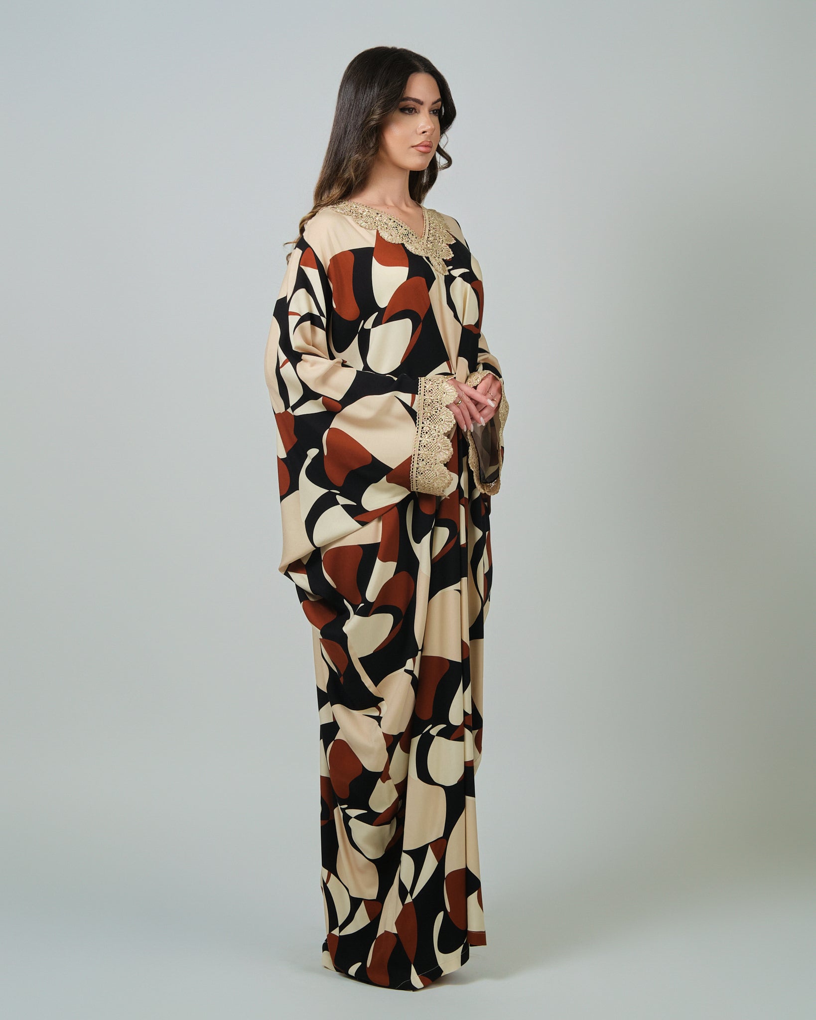 RAM25 JAMILA PRINTED KAFTAN