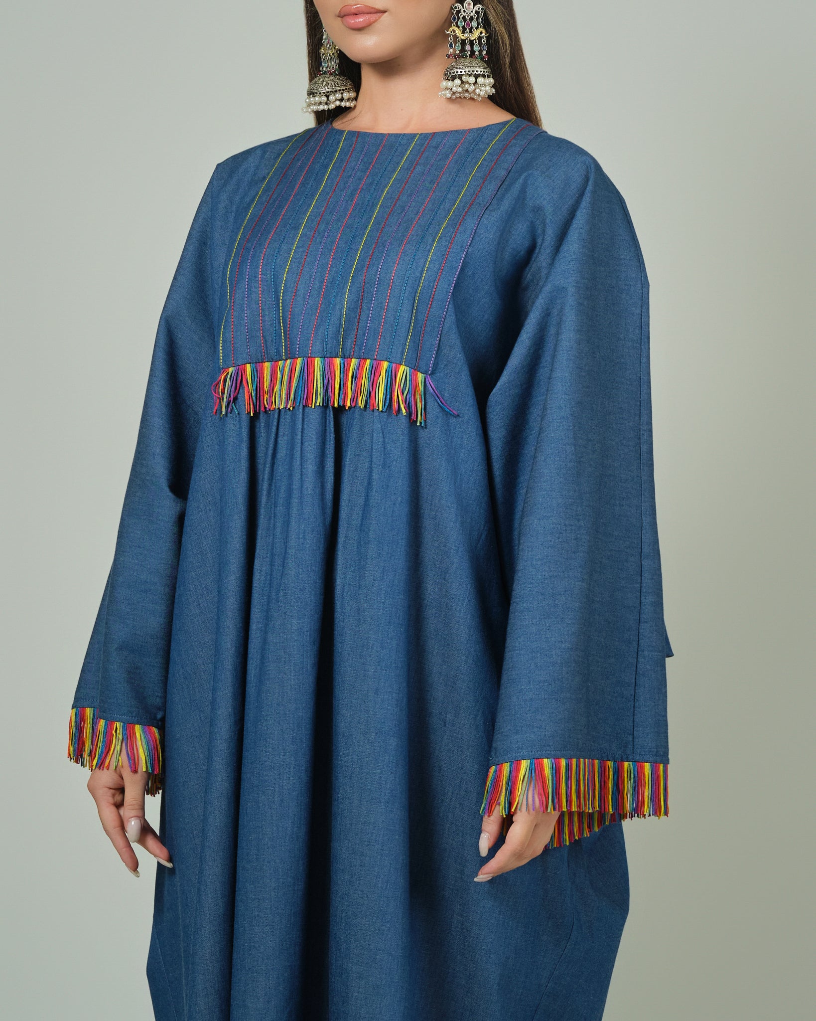 RAM25 DENIM CHAMBRAY KAFTAN