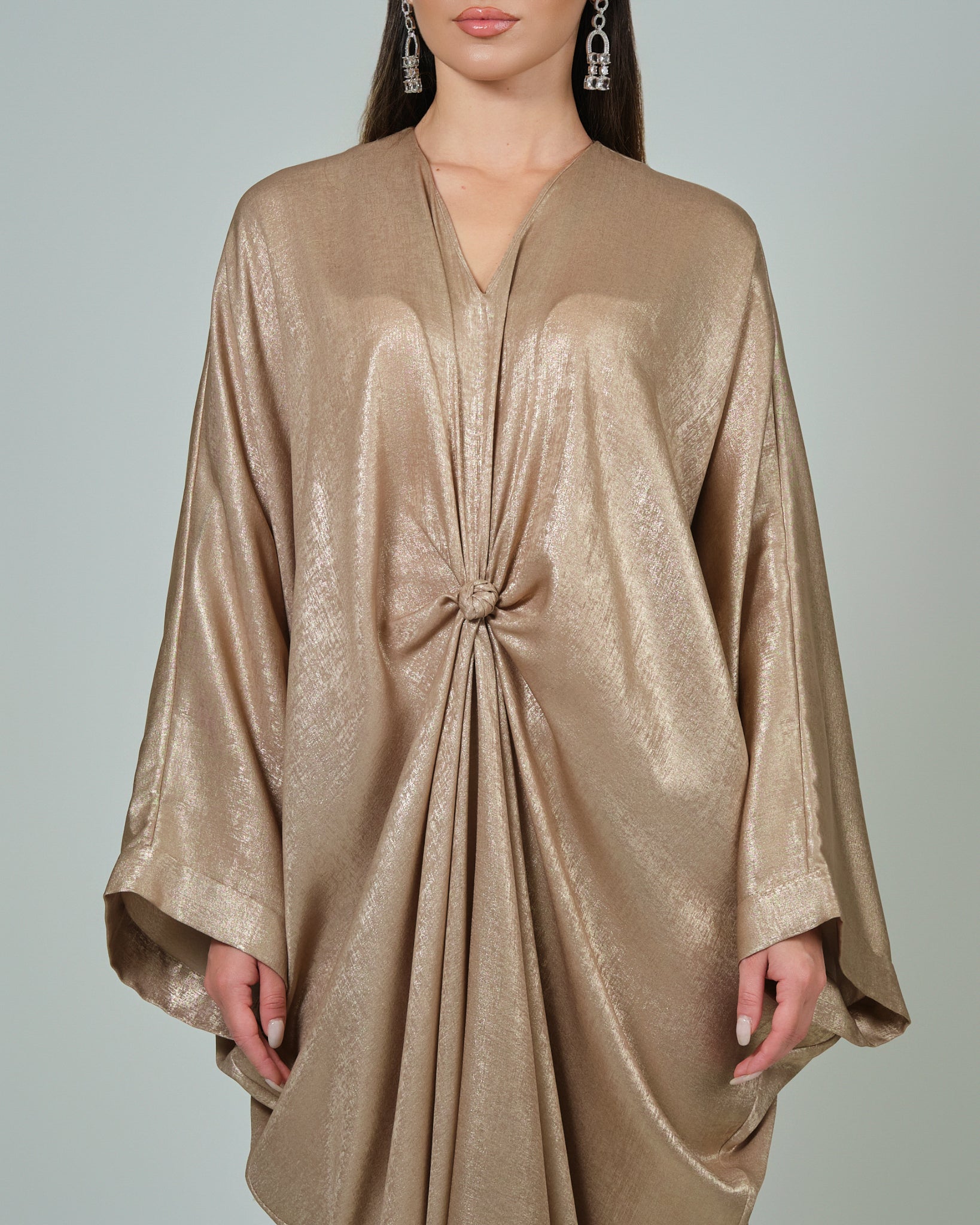 RAM25 GOLD METALLIC KNOT KAFTAN