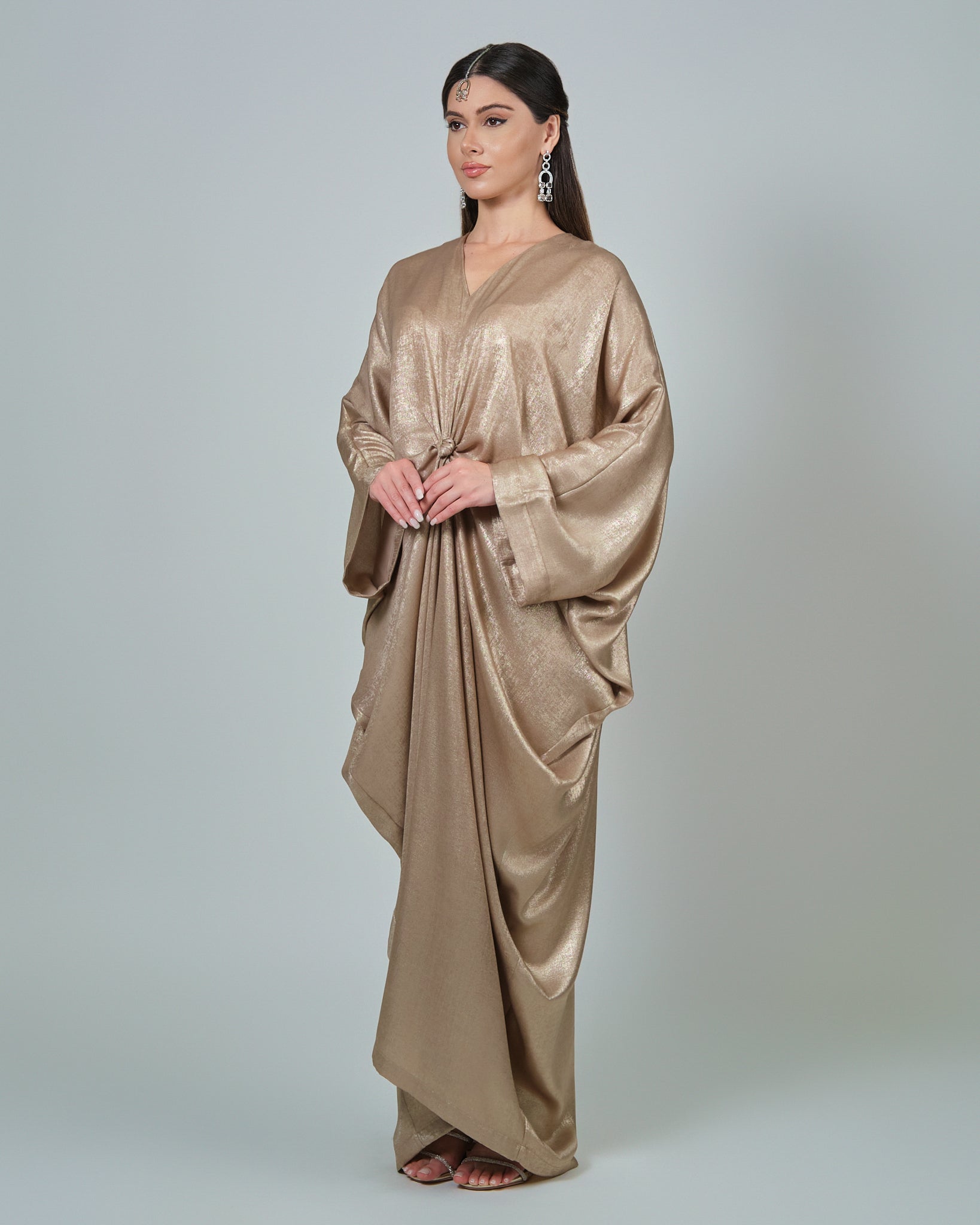 RAM25 GOLD METALLIC KNOT KAFTAN